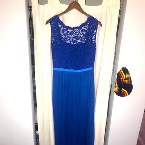 Blue David’s Bridal Bridesmaid Dress